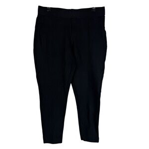 Maze Collection Cropped Skinny Capri Pants Women's‎ Large Black